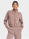 Women's Airy Sleek Long Full Zip Jacket - All In Motion Dark Mauve