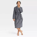 Women's Terry Bath Robe - Auden Dark Gray